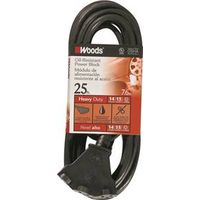 CORD EXT OIL RSTNT 12/3X25 BLK