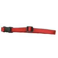 nylon adjustable collar, 1in. x 10 1/2in.-16in. red
