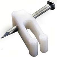 phone wire clip, 12 pk white