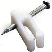 phone wire clip, 12 pk white