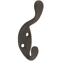 coat & hat hook satin bronze