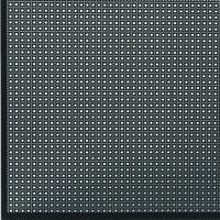 aluminum sheet, 1 x 2 black