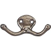 heavy duty wardrobe hook, antique nickel