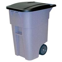 Roll Out Trash Container with Wheels, 50 Gal