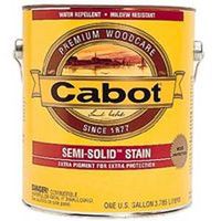 cabot semi-solid stain, 1 gal new cedar
