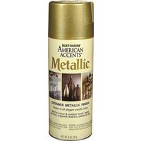 Rustoleum American Accents Topcoat Designer Metallic Spray Paint