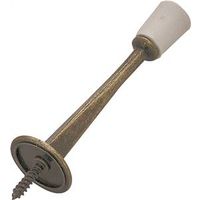 antique brass rigid door stop