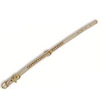 plastic collar with rhinestones, 3/8in. x 10in.