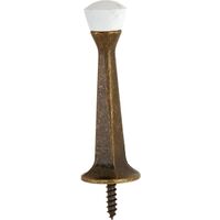 Rigid Door Stop, 3in. Antique Brass