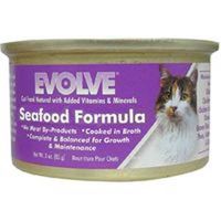 evolve cat food can, 3 oz seafood