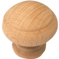 Small Wood Knob Unfinished
