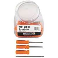2-in-1 clip on screwdriver