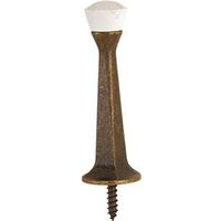 rigid door stop, 3in. antique nickel
