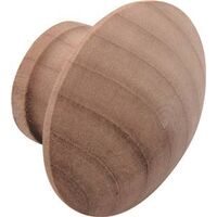 Folding Door Wood Knob, 1 1/2"