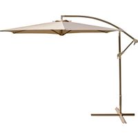 Worldwide Sourcing 65382 Offset Cantilever Umbrella With Stand 10 ft W