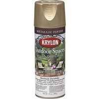 Outdoor Spaces Spray Paint, 12 oz Gold