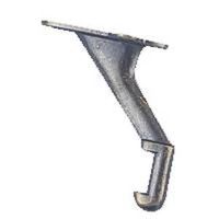 Hand Rail Bracket, Antique Brass