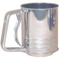 Stainless Steel Flour Sifter, 3 Cup