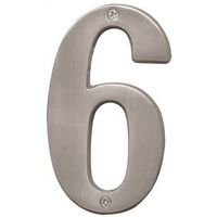 9573668 - NUMBER 6 5IN SATIN NICKEL