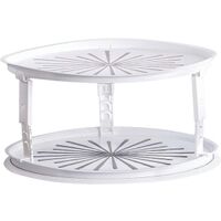 twin turntable, white