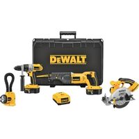Dewalt XRP Combo Cordless Tool Kit, 18V 4 Pc