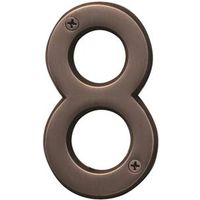 9583709 - NUMBER 8 4IN OLD WORLD BRONZE