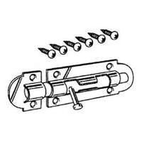 barrel bolt zinc, 3in.