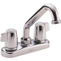 two handle laundry faucet, chrome