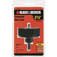 hole saw with mandrel, 2 1/2in.
