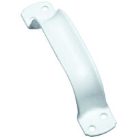 Heavy Duty Door Pull, 6 3/4in. White
