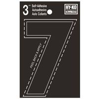 9623240 - 3IN BLACK VINYL NUMBER 7