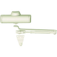 Door Closer, 140 Lbs Ivory