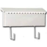 9633033 - WHITE HORIZONTAL MAILBOX