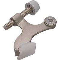 satin nickel deluxe hinge pin door stop