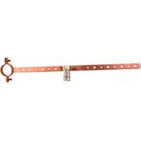 copper pipe hanger, 3/4in. x 12in.