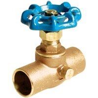 Low Lead Stop & Waste Valve CxC Ends, 3/4"