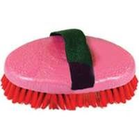 child horse brush, 5 1/2in. raspberry