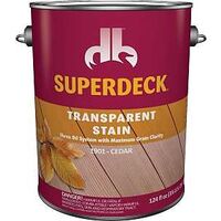 transparent stain, cedar 1 gal
