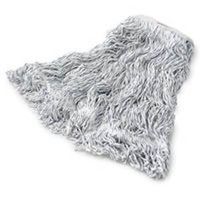 loop end finsh mop head, medium white