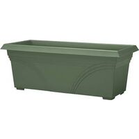 Medallion Deck Planter, Green