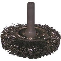 crimped wire end brush, 1/4in.