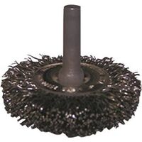 Crimped Wire End Brush, 1/4"