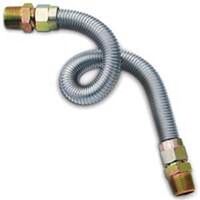 1/2M X 1/2F Stainless Steel Gas Connector 1/2OD