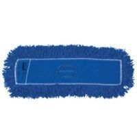 Synthetic Dust Mop Head, 5in. x 18in. Blue