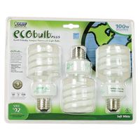 mini twist compact fluorescent light bulbs, 100 watt replacement