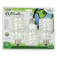 Mini Twist Compact Fluorescent Light Bulbs, 100 Watt Replacement
