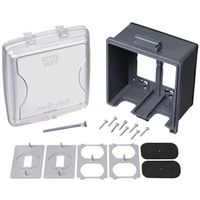 9744970 - CLEAR 2GANG WP COVER