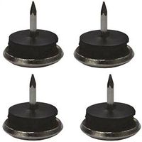 metal base glides with cushion, 1in.