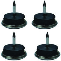 Metal Base Glides with Cushion, 1in.