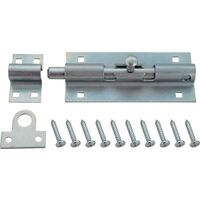 Lockable Barrel Bolt, 5in. Galvanized